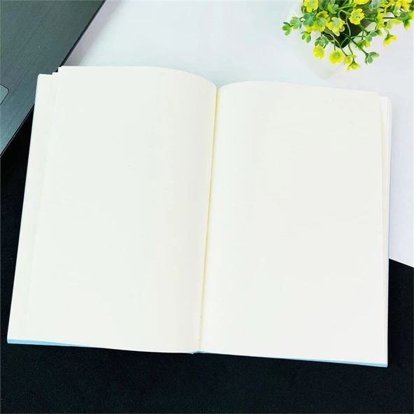 Kitap Motto Tasarımlı Lastikli Defter - 2