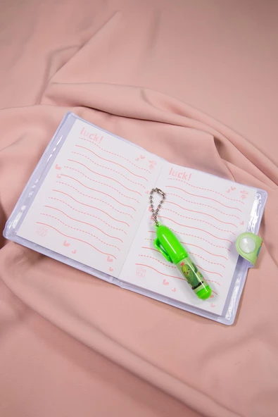 Kaktüs Defter ve Kalem Seti -Notebook -Defter - 3