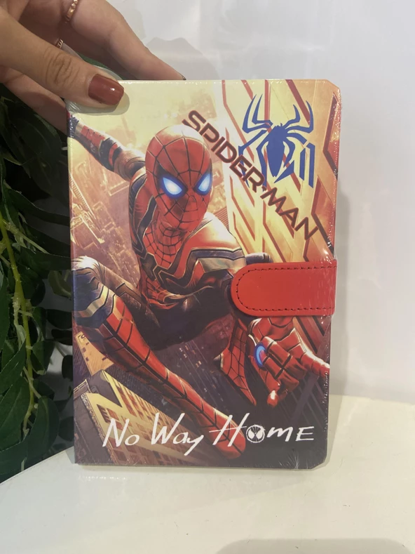 Spiderman Tasarımlı Çzigli Defter