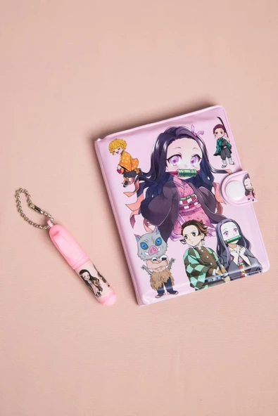 Demon Slayer Mini Defter Kalem Set