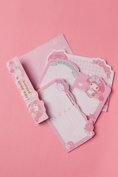 Cinnamoroll  ,Melodi ,Kuromi  Mini Not Defteri - 2