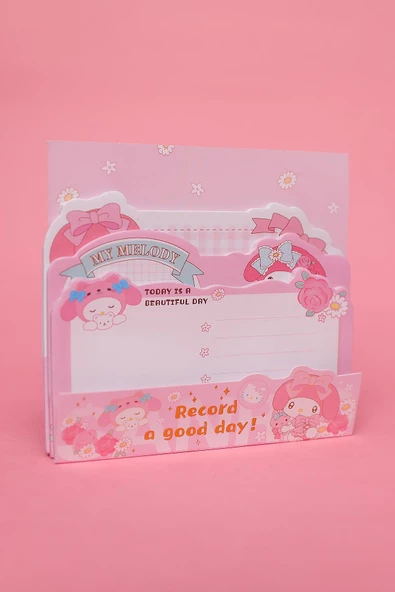 Cinnamoroll  ,Melodi ,Kuromi  Mini Not Defteri