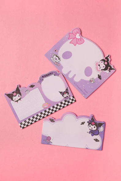 Cinnamoroll  ,Melodi ,Kuromi  Mini Not Defteri - 4