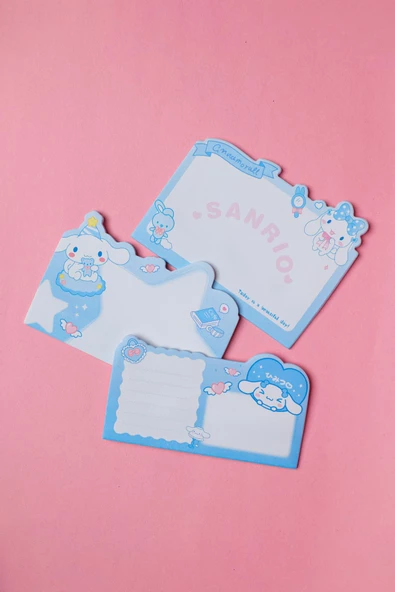 Cinnamoroll  ,Melodi ,Kuromi  Mini Not Defteri - 5