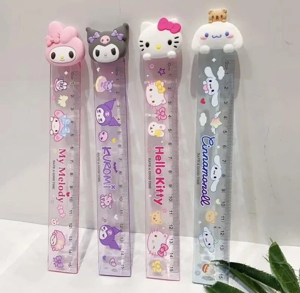 Sevimli Karakterler Hello Kitty  Cetvel 1  Adet - 2