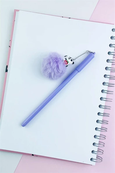 Tüylü Panda Tükenmez Kalem - 2