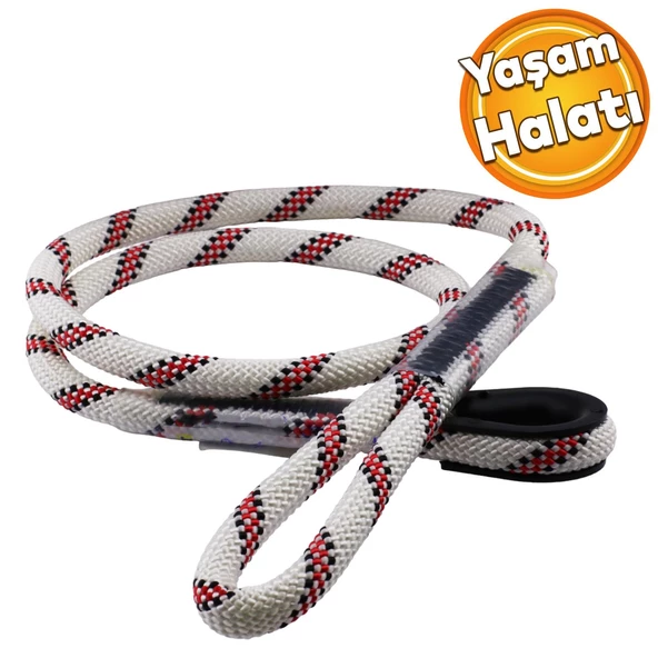 Safaset İş Kazası İş Sağlığı Güvenlik Önlem Yüksek Yer Düşme Düşüş Önleme Yaşam Halatı 12 mm 1.2 Metre