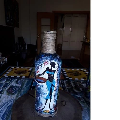 Himarry el yapımı dekoratif afrikalı kadın biblo