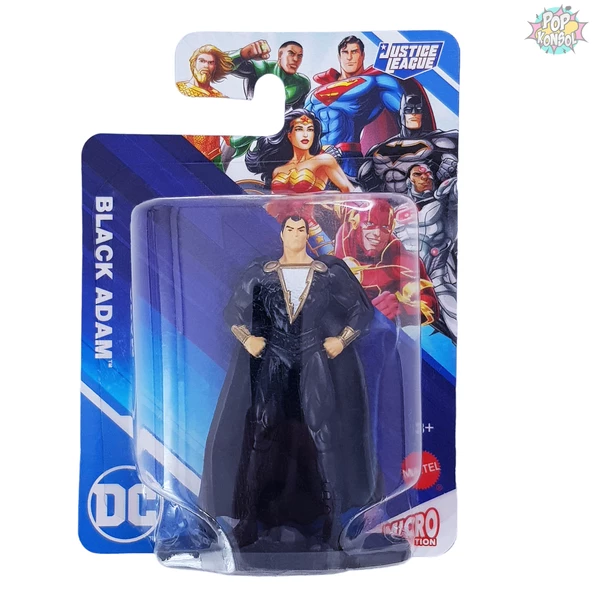 Mattel Micro Collection DC Justice League Karakter Lisanslı Figür Oyuncak Black Adam - 2
