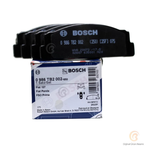 Tofaş Ön Fren Balata Takımı 4'lü 0986TB2002 Bosch ürün görseli
