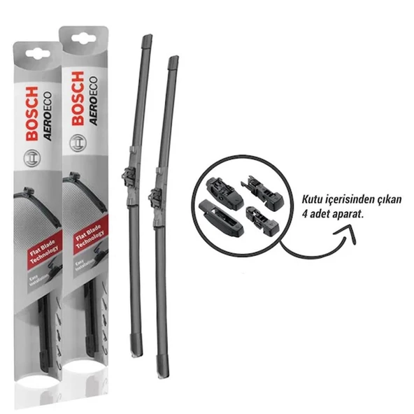 Bosch Aeroeco Muz Silecek Takımı Honda CR-V 2002-2006 ile uyumlu - Resim 3