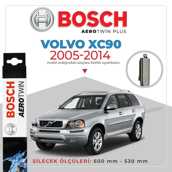 Bosch Aerotwin Muz Silecek Takımı Volvo XC90 2005-2014 ile uyumlu ürün görseli