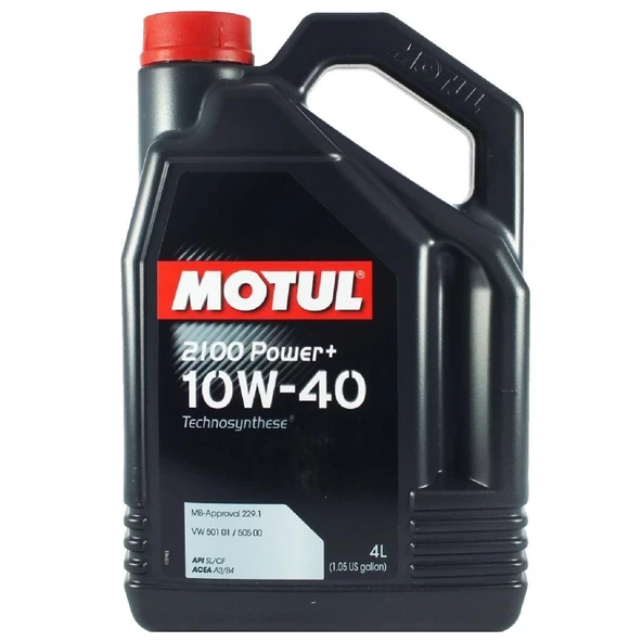 Motul 2100 Power+ Plus 10w40 4 Lt Sentetik Motor Yağı