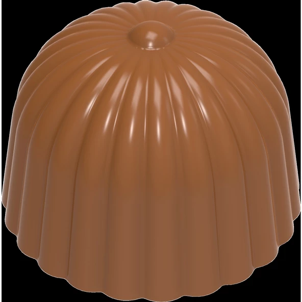 Polikarbon Yuvarlak Pralin Çikolata Kalıbı 13.5 gr | Cm-1305 - Resim 3