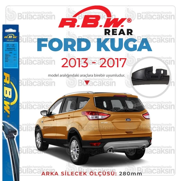 RBW Arka Silecek Ford Kuga 2013-2017 ile uyumlu ürün görseli 1