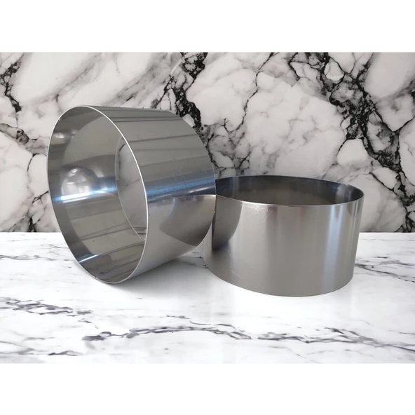 Çember Pasta Kalıbı 0,8mm Ø16 Cm H:6 Cm - Resim 2