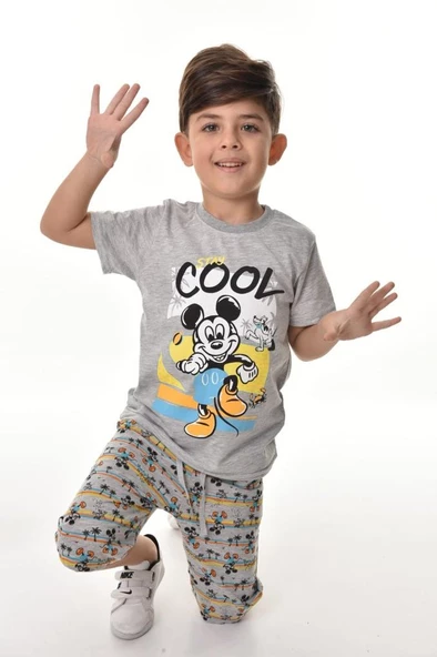 Cool Stay Şortlu Erkek Çocuk Takım MNK0500 - 2