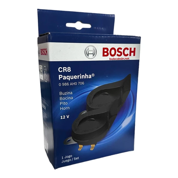 Bosch Dadat Salyangoz Korna Çift Fişli 12V 400/500 Hz 110 Db