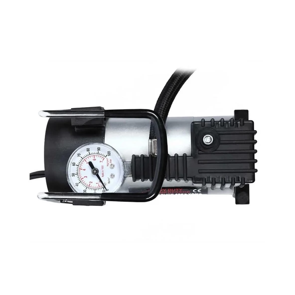 Sentinel Metal Gövdeli Gri Mini Oto Araç Hava Kompresörü 12V - 5