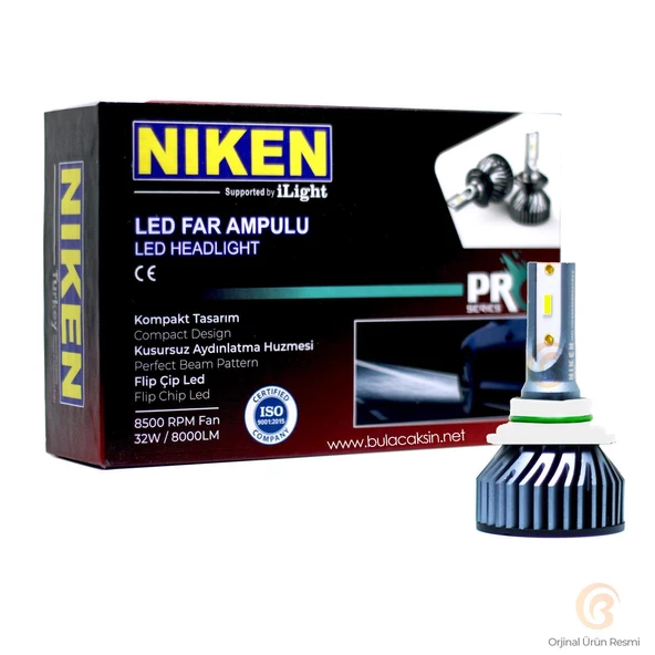 Niken Pro Serisi Led Xenon Zenon H1 H3 H4 H7 H11 H15 H27 Hb3 Hb4