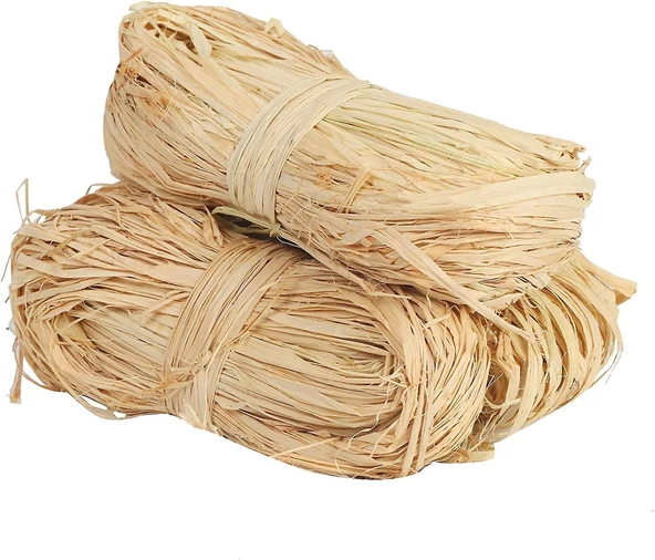 Jütburada Doğal Rafya 1 KG Muz Lifi Süsleme İpi - 2
