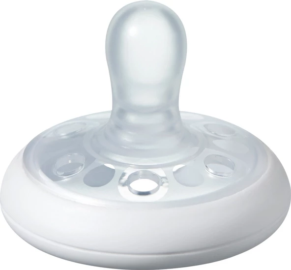 Tommee Tippee Closer to Nature Breast-like Emzik, 6-18 ay Tekli - Beyaz