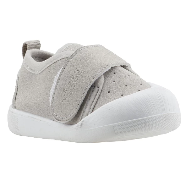 Vicco Anka Kız/Erkek Bebek İlk Adım Panduf Ayakkabı 950.E19K.224 Gri - Resim 6