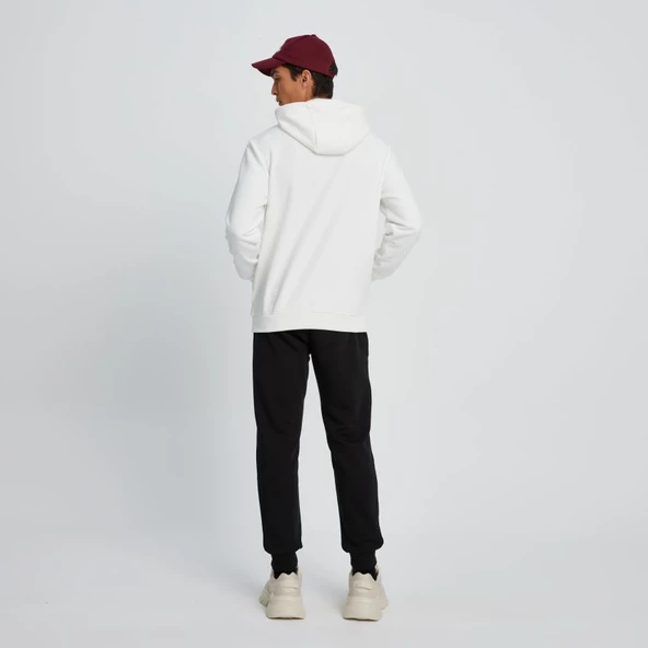 Ellesse Erkek Kapüşonlu Sweatshirt Beyaz EM050-BG - 2