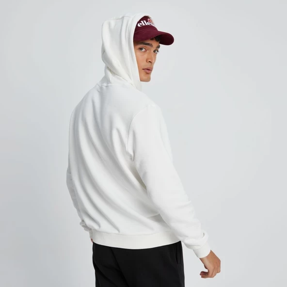 Ellesse Erkek Kapüşonlu Sweatshirt Beyaz EM050-BG - 3