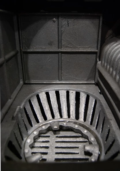 Döküm Camlı Siyah Mat Emaye Kuzine Eskişehir Imalat (Tabla DAHİL Ürün) - 6