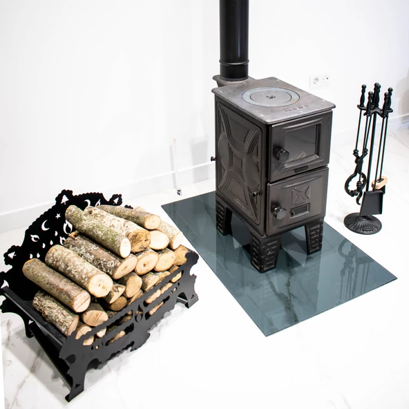 Battal Boy Camlı Fırınsız Kuzine Soba - 4