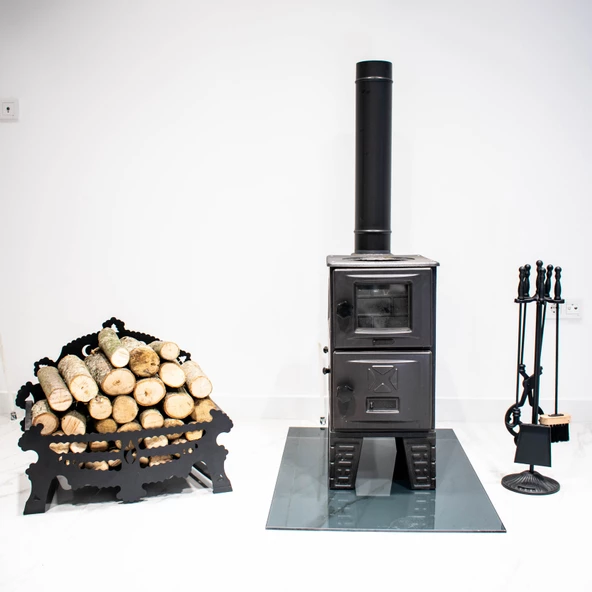 Battal Boy Camlı Fırınsız Kuzine Soba - 2