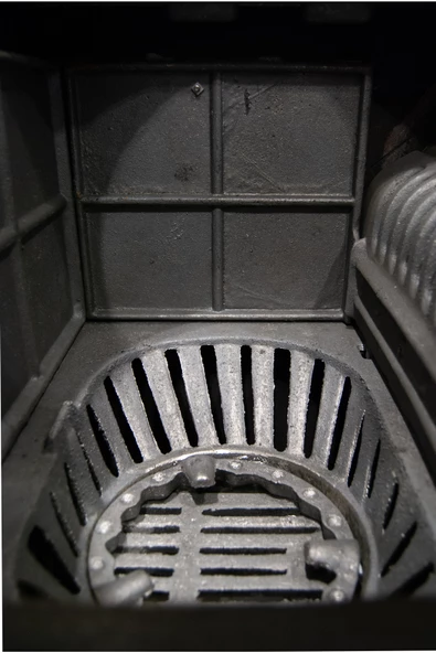 Camlı Siyah Mat Emaye Kuzine Eskişehir Imalat (Tabla Dahil) - 5