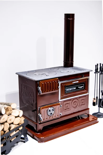 Fırınlı Döküm Derin Ocak Kuzine Soba Kömür Sobası Odun Sobası - 4