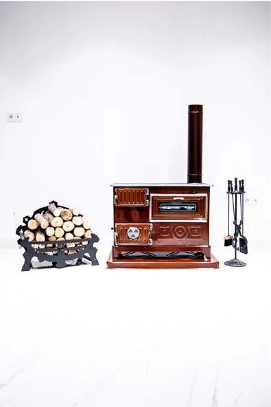 Fırınlı Döküm Derin Ocak Kuzine Soba Kömür Sobası Odun Sobası - 2