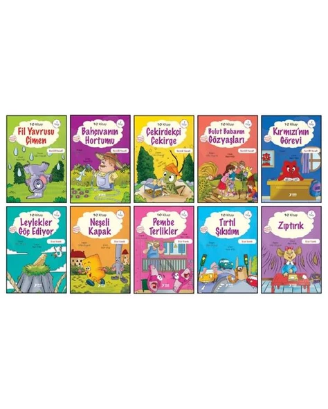 1. Sınıf Öykülerle Doğa ve Çevre Seti 10 Kitap - 2