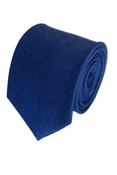 Cengiz İnler Kendinden Desenli Dokumalı Mendilli Mikrofiber Erkek Kravat - 3