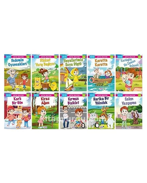 1. Sınıf Sevgi Çocukları Artık Okuyor Seti 10 Kitap - 2