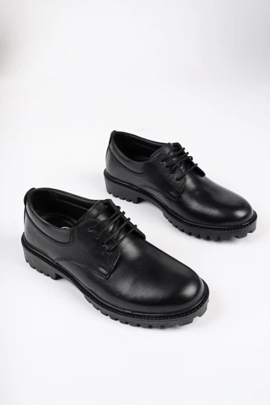 Muggo Jalen Garantili Kadın Günlük Klasik Hakiki Deri Kışlık Casual Ayakkabı - 6