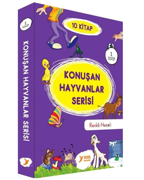 1. Sınıf Konuşan Hayvanlar Serisi 10 Kitap