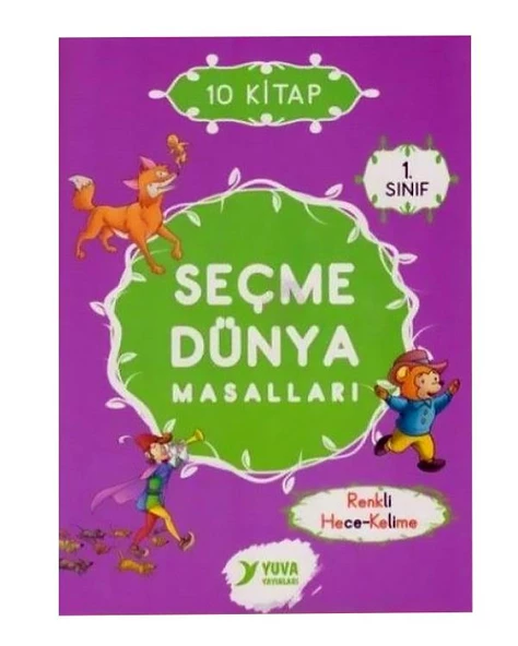 1. Sınıf Seçme Dünya Masalları Seti 10 Kitap