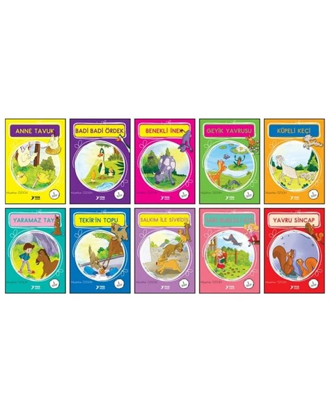 1. Sınıf Sevilen Hayvanlar Serisi 10 Kitap - 2