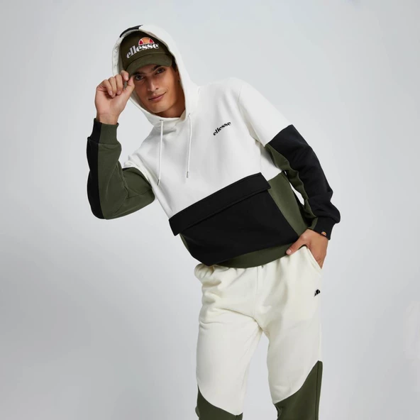 Ellesse Erkek Sweatshirt Kapüşonlu Haki - 5