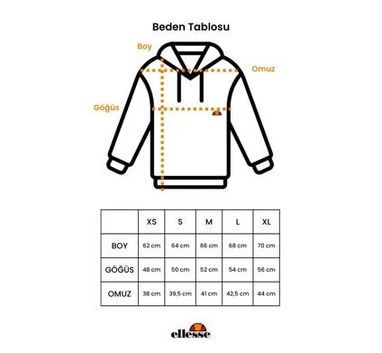 Ellesse Kadın Sweatshirt Kapüşonlu Mor - 5
