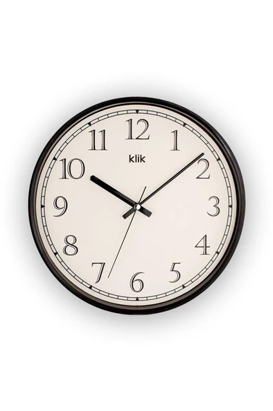 Digithome Slim Cam Detaylı Sessiz Mekanizmalı Duvar Saati 30 Cm Siyah - K-SLİM-SIYAH