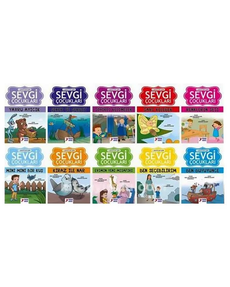 1. Sınıf Sevgi Çocukları Okumaya Başlıyor Seti 10 Kitap - 2