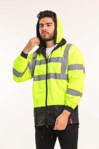 Workwear Çift Taraf İşçi Ceket - 3