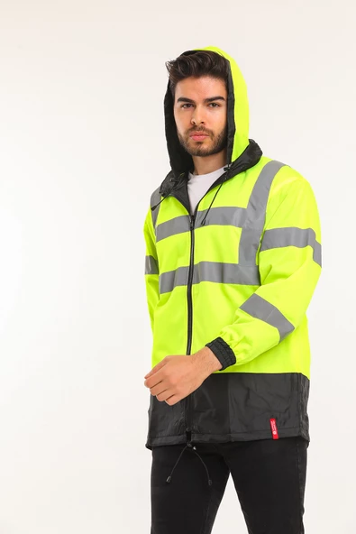 Workwear Çift Taraf İşçi Ceket - 4