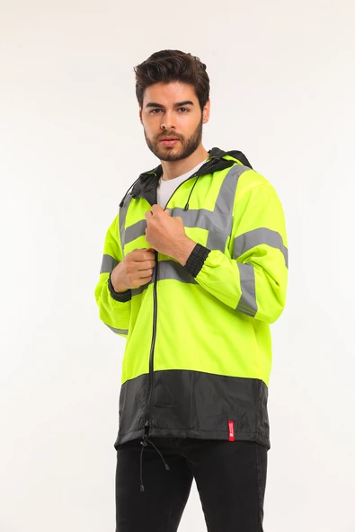 Workwear Çift Taraf İşçi Ceket - 7