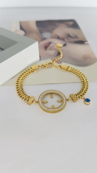 Çeyrek Uyumlu Çelik Bileklik Sns400419